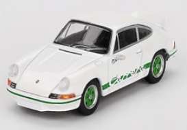 Porsche  - 911 1973 white/green - 1:64 - Mini GT - 00801-R - MGT00801rhd | The Diecast Company