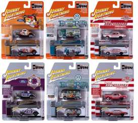 Assortment/ Mix  - Collectors Tin series 13 various - 1:64 - Johnny Lightning - CT013 - JLCT013 | The Diecast Company