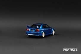 Mitsubishi  - Evo Blue - 1:18 - Pop Race Limited - PR18-EVO65-BLU - PR18-EVO65-BLU | The Diecast Company