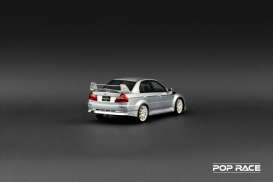 Mitsubishi  - Evo Silver - 1:18 - Pop Race Limited - PR18-EVO65-SL - PR18-EVO65-SL | The Diecast Company