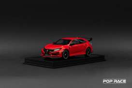 Mugen Honda - Civic Red - 1:18 - Pop Race Limited - PR18-FK8M-RED - PR18-FK8M-RED | The Diecast Company