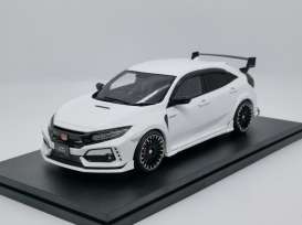 Mugen Honda - Civic White - 1:18 - Pop Race Limited - PR18-FK8M-WHT - PR18-FK8M-WHT | The Diecast Company