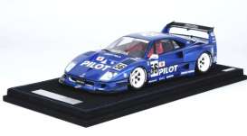 LB Works  - LBWK F40 Tokyo Salon 2024 blue/white - 1:18 - Inno Models - in18R-LBWKF40-TAS24 - in18R-LBWKF40-TAS24 | The Diecast Company