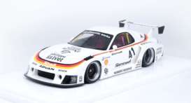 Mazda  - RX7 white/orange - 1:18 - Inno Models - in18R-LBWKRX7-02 - in18R-LBWKRX7-02 | The Diecast Company