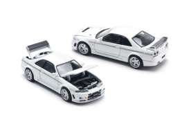 Nissan  - Skyline GT-R Nismo 400R white - 1:64 - Pop Race Limited - PR640052 - PR640052 | The Diecast Company