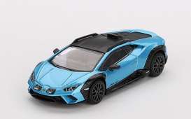 Lamborghini  - Huracan  2024 blue - 1:64 - Mini GT - 00807-R - MGT00807rhd | The Diecast Company