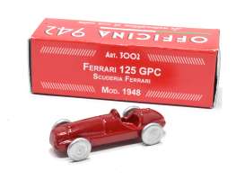 Ferrari  - 125 Red - 1:76 - Officina 942 - 3002A - Off3002A | The Diecast Company