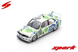 BMW  - E30 M3 1992 white/green/blue - 1:43 - Spark - sg610 - spasg610 | The Diecast Company