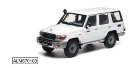 Toyota  - Land Cruiser 76 2017 white - 1:18 - Almost Real - ALM870103 - ALM870103 | The Diecast Company