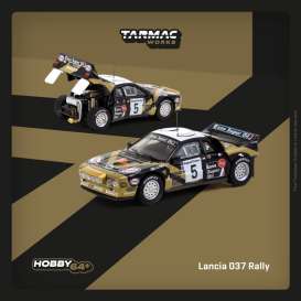 Lancia  - 037 Rally black/gold - 1:64 - Tarmac - T64P-TL002-85CAT05 - TC-T64P-TL002-85CAT05 | The Diecast Company