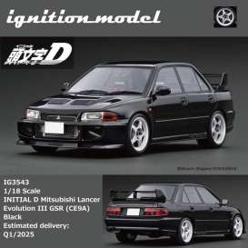 Mitsubishi  - Lancer Evolution III GSR black - 1:18 - Ignition - IG3543 - IG3543 | The Diecast Company