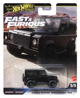 Land Rover  - Defender 90 black - 1:64 - Hotwheels - HYP74 - hwmvHYP74 | The Diecast Company