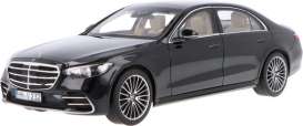 Mercedes Benz  - S-Class 2021 black metallic - 1:18 - Norev - 183802 - nor183802 | The Diecast Company