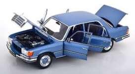 Mercedes Benz  - 350 SE W116 1973 blue - 1:18 - Norev - 183971 - nor183971 | The Diecast Company