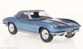 Chevrolet  - Corvette blue - 1:24 - Whitebox - 124232 - WB124232 | The Diecast Company