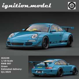   - RWB 997 blue-green - 1:18 - Ignition - IG3249 - IG3249 | The Diecast Company