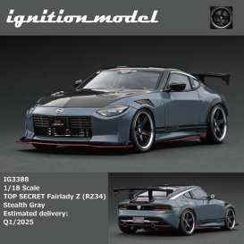 Nissan  - Fairlady 240 Z gray - 1:18 - Ignition - IG3388 - IG3388 | The Diecast Company