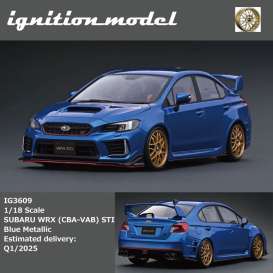 Subaru  - WRX blue - 1:18 - Ignition - IG3609 - IG3609 | The Diecast Company