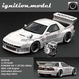 Mazda  - Pandem RX-7  white - 1:18 - Ignition - IG2918 - IG2918 | The Diecast Company