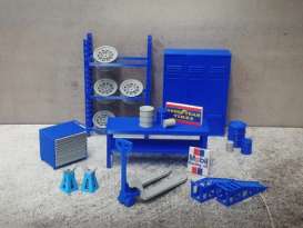 diorama  - blue - 1:18 - Dioramatoys - DT30048blue | The Diecast Company