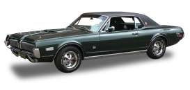 Mercury  - Cougar XR7G 1968 green - 1:18 - SunStar - 1575 - sun1575 | The Diecast Company