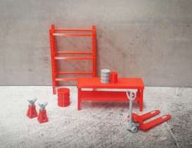 diorama  - red - 1:18 - Dioramatoys - DT31892red | The Diecast Company