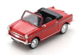 Autobianchi  - Cabriolet Eden Roc 1966 red - 1:18 - Schuco - 0105 - schucoS18U00105 | The Diecast Company