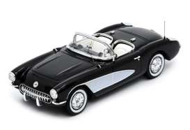 Corvette  - C1 V8 1956 black - 1:43 - Schuco - S43U00046 - schucoS43U00046 | The Diecast Company