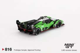 Lamborghini  - SC63 2024 green/black - 1:64 - Mini GT - 00816-L - MGT00816lhd | The Diecast Company