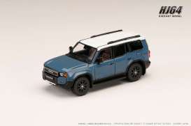 Toyota  - Land Cruiser  blue - 1:64 - Hobby Japan - HJ645081BLW - HJ645081BLW | The Diecast Company