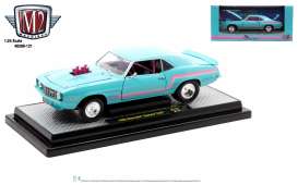 Chevrolet  - Camaro Z/28 1969 turquoise - 1:24 - M2 Machines - 40300-121A - M2-40300-121A | The Diecast Company