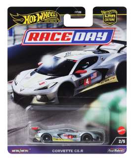 Corvette  - C8.R #4 grey/yellow - 1:64 - Hotwheels - HRV95 - hwmvHRV95 | The Diecast Company