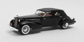 Cadillac  - V16 Dual Cowl Sport Phaeton Cl black - 1:43 - Matrix - 50301-102 - MX50301-102 | The Diecast Company