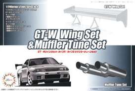   - GT-W Wing Set and Muffler Tune  - 1:24 - Fujimi - 116631 - fuji116631 | The Diecast Company