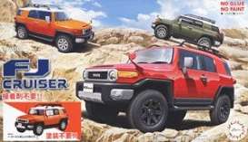 Toyota  - FJ Cruiser ,Two Tone Orange Ty  - 1:24 - Fujimi - 066387 - fuji066387 | The Diecast Company