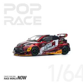 Toyota  - GR Yaris various - 1:64 - Pop Race Limited - PR640126 - PR640126 | The Diecast Company