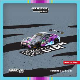 Porsche  - 911 GT3 R 2023 black/purple - 1:64 - Tarmac - T64-084-23DTM09 - TC-T64-084-23DTM09 | The Diecast Company