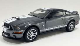 Shelby  - GT500 2007 grey/white - 1:18 - Acme Diecast - SC18007 - acmeSC18007 | The Diecast Company