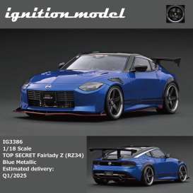   - TOP SECRET Fairlady Z (RZ34)  blue - 1:18 - Ignition - IG3386 - IG3386 | The Diecast Company