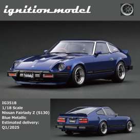 Nissan  - Fairlady Z (S130) blue - 1:18 - Ignition - IG3518 - IG3518 | The Diecast Company