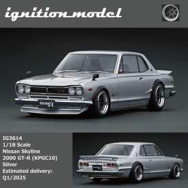 Nissan  - Skyline 2000 GT-R silver - 1:18 - Ignition - IG3614 - IG3614 | The Diecast Company