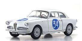 Alfa Romeo  - Giulietta SV 1960 grey/blue - 1:18 - Kyosho - 08957C - kyo08957C | The Diecast Company