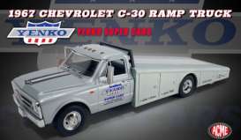 Chevrolet  - C-30 Ramp Truck 1967 grey - 1:18 - Acme Diecast - 1801712 - acme1801712 | The Diecast Company