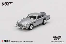 Aston Martin  - DB5 1965 silver - 1:64 - Mini GT - 00900-007J - MGT00900-007J | The Diecast Company