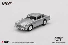 Aston Martin  - DB5 1965 silver - 1:64 - Mini GT - 00901-007J - MGT00901-007J | The Diecast Company