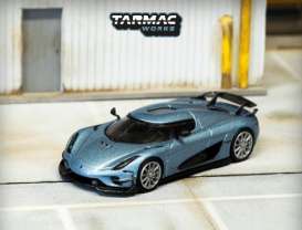 Koenigsegg  - Regera blue - 1:64 - Tarmac - T64G-TL017-LB - TC-T64G-TL017-LB | The Diecast Company