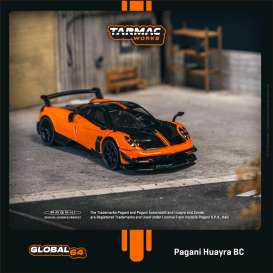 Pagani  - Huayra BC orange - 1:64 - Tarmac - T64G-TL014-OR - TC-T64G-TL014-OR | The Diecast Company