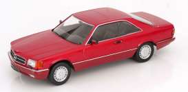 Mercedes Benz  - 500 SEC C126 1985 red - 1:18 - KK - Scale - KKDC180336 - kkdc180336 | The Diecast Company