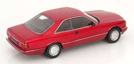 Mercedes Benz  - 500 SEC C126 1985 red - 1:18 - KK - Scale - KKDC180336 - kkdc180336 | The Diecast Company