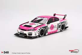 Nissan  - Silvia (S15) 2023 pink/white - 1:18 - Top Speed - TS0548 - TS0548 | The Diecast Company